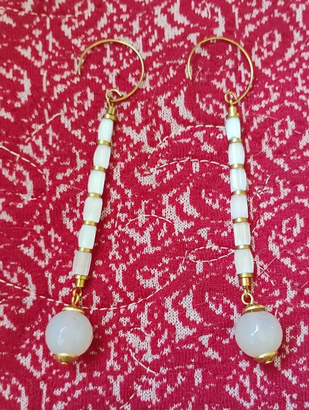 Handmade 'Selene' Drop Earrings